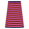 Chemmy Stripe Merino Snood - Pink Navy Orange