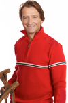 Mens Classic Ski Jumper - Red