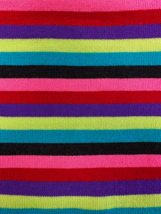 Chemmy Stripe Merino Snood - Rainbow Stripe