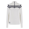 Womens Midlayer Signature Stripe White Navy