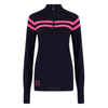Womens Signature Stripe Jumper - Navy Pink