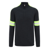 Mens Val Merino Ski Ski Jumper - Charcoal, Grey & Green