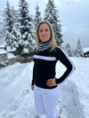 Womens St Anton Ski Jumper - Black and White