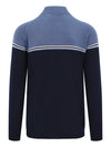 Mens Freestyle Merino Ski Jumper - Navy & Denim