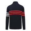 Mens Murren Ski Jumper - Black, Red and White