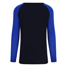  Mens Merino Thermal Baselayer - Round Neck Charcoal Cobalt