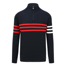  Mens Murren Ski Jumper - Black, Red and White