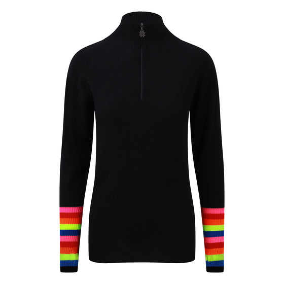 Womens Vail Ski Jumper - Black