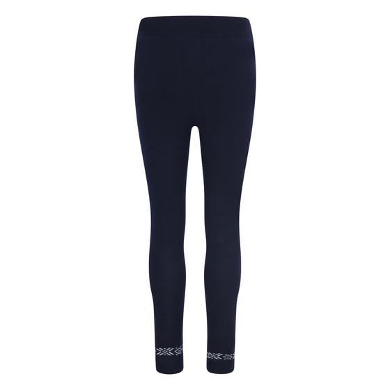 Womens Merino Thermal Leggings Black