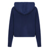 Navy blue hoodie on a white background
