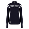 Womens Midlayer Signature Stripe Navy White
