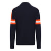 Mens Val Ski  Jumper - Navy, orange and grey