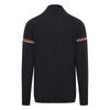 Mens Morzine Ski Jumper - Charcoal, Khaki and Orange