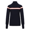 Womens Avoriaz Ski Jumper Navy, Orange, Grey and White