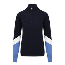  Womens Val Thoren Ski Jumper Navy, Blue and White