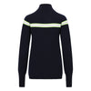 Womens Avoriaz Ski Jumper Navy, Green, Grey and White