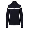 Womens Avoriaz Ski Jumper Navy, Green, Grey and White