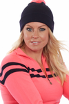 Womens Signature Stripe Jumper - Pink Navy