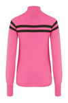 Womens Signature Stripe Jumper - Pink Navy