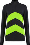 Womens Kitzbuel Jumper Charcoal and Green