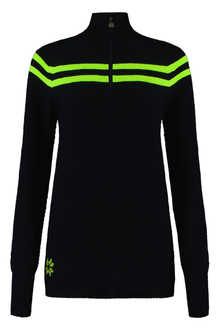  Womens St Moritz Ski Jumper Navy Green