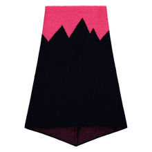  Mountain Range Merino Snood - Navy  Pink