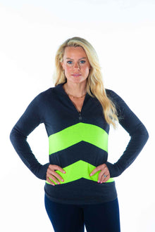  Womens Kitzbuel Jumper Charcoal and Green