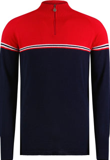  Mens Freestyle Jumper - Navy and Red